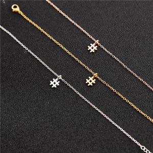 10PCS Tiny Initial Alphabet # Hashtag Bracelet Simple Stamped Number Character Symbol Letter Sign Piano Musical Note Bracelets3288