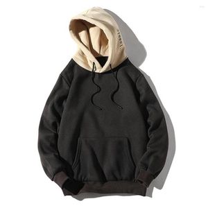 Hoodies masculinos 2023 conjuntos para homens outono e inverno com capuz clássico botão suéter manga comprida top de alta qualidade