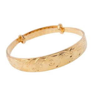 Traditional Engraved Phoenix Dragon Vintage Bangle Bracelet Jewelry For Women241M