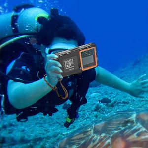 iPhone Waterproof Case Underwater Snorkeling Diving Phone Case for iPhone 15 14 13 12 11 Pro Max Mini and Samsung Galaxy Note Ultra Plus Professional 15m/50ft