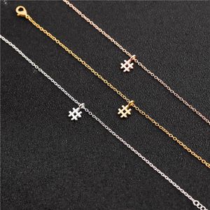 10PCS Tiny Initial Alphabet # Hashtag Bracelet Simple Stamped Number Character Symbol Letter Sign Piano Musical Note Bracelets280k