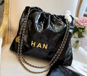 High quality luxurys designer bags tote trash shopping bag luxury Women designer purses channel chain travel handbags totes Genuine Leather Crossbody bags
