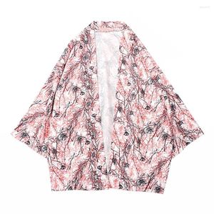Etniska kläder japanska kvinnor kimono cardigan badrock skjortor jacka taoist mantel sommar vintage stil casual hem yukata sömnkläder