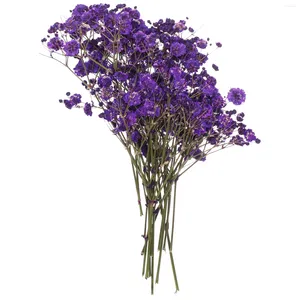 Fiori decorativi 40 pezzi segnalibro bouquet di fiori secchi decorazione fai da te decorazione viola eterno