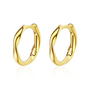 Yourefs 6 par set Silver Small Ear Hoop örhängen Fashion Women's Gold Plated 18k Unik design Jubileums Holiday220b