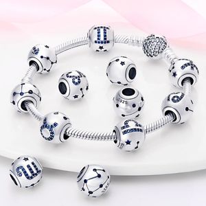 charms jewelry 925 charm beads accessories New Twelve Constellations Beads Original