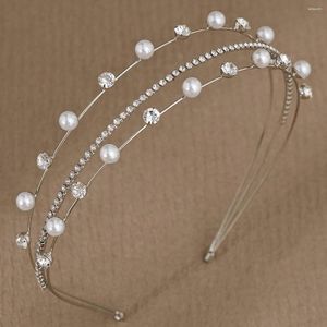 Hair Clips Pearl Multi-layer Rhinestone Accessories N20092