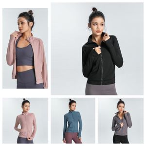 New Fashion Top Look Women Athletic Jackets Cottony-Soft Full Zip Slim Fit Workout Running Jacket with Pockets