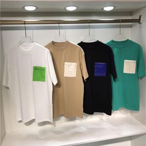 Mens T Shirts broderi Craft Vent de Grand Nom präglade läderlogotypfickor över storlek Drop Sleeve Version Women Fashion T-shirt216c