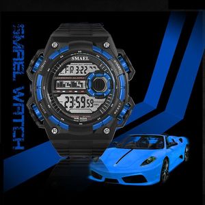 デジタルリストウォッチラグジュアリーウォッチSshock Resist Resist Milital Men Watch Automatic Mechanical1438B Sport Watches防水LED248S