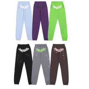 pantaloni ragno vintage pantaloni firmati pantaloni sp5der pantaloni da jogging pantaloni della tuta cargo stampa graffiti pantaloni della tuta jogger pantalon High Street hip hop Coppie coulisse b1