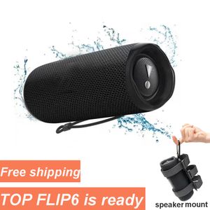 Altoparlanti portatili Flip 6 Staffa per mini altoparlante wireless Bluetooth flip6 Supporto per altoparlanti portatili impermeabili da esterno con suono potente e bassi profondi