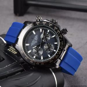 Zegarki na nadgarstki dla mężczyzn 2023 Zegarki męskie Wszystkie wykładowe kwarc Watch Wysokiej jakości najlepsza luksusowa marka chronograph zegar zegar gumowego zegarek men cyfrowy zegarek