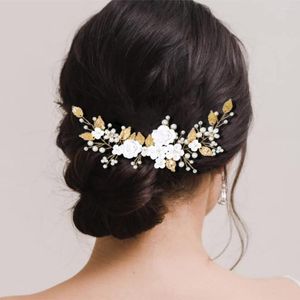 Haarspangen, weiße Blumen-Stirnbänder, super Fee, Nachahmung von Perlen, Haarbänder für Frauen, Mädchen, Braut, Kopfschmuck, Styling, Schmuckzubehör