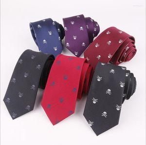 Bow Ties Arrow Men Men's Narrow Tie High Density South Korean Silk Special Skull Halloween Costume With 1200 Stitches