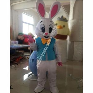 2024 Cadılar Bayramı Paskalya Tavşanı Maskot Kostüm Yüksek Kaliteli Karikatür Tema Karakter Karnaval Yetişkinleri Boyut Noel Doğum Günü Partisi Fantezi Kıyafet