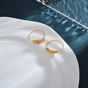 Luxuryr Millionaire 18k Gold Earring Fashion Jewelry Diamond Earing Designer Versaile Hoop Earrings Titanium Alloy Material For Women Girls Party Wedding Presents