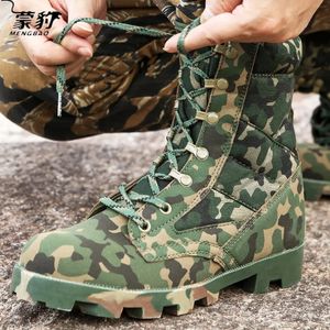 Botas camufladas botas militares homens sapatos de trabalho tático botas de combate selva respirável caminhadas caça sapatos botas militares hombre 230928