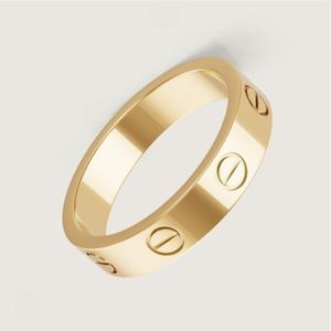 designer ring ove ring for woman luxury ring designer jewelry design sense 5MM or 6MM Width Rings Multi-Size Rings 18K Gold Plated Rings Women's Rings Men's Rings