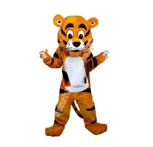 2024 Cadılar Bayramı Tiger Maskot Kostüm Yüksek Kaliteli Karikatür Tema Karakter Karnaval Yetişkinleri Boyut Noel Doğum Günü Partisi Fantezi Kıyafet