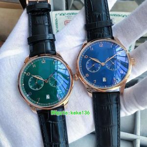 6 style watch IW358304 IW358305 42mm Stainless Stainless Sapphire Alligator leather strap Mechanical Transparent Movement Automati232e