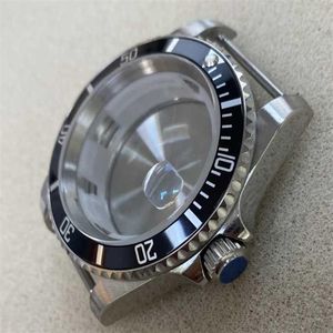 Reparationsverktygssatser 40mm stålklocka med aluminiumbezel för 8215 8200 8205 2813 Rörelse Sapphire Crystal227z