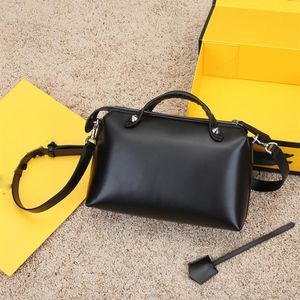 Black Boston bag luxury designer handbag high quality one shoulder messenger bags evening dress letter pillow sack ladies gift2029326H