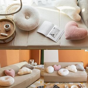 Cuscino kawaii creativo cuore nuvola a forma di pelumo di peluche simpatico divano decorativo divano asilo nido imbottito