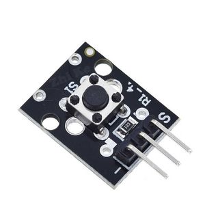 DC12V KY-004 3pin Button Key Switch Sensor Module for Arduino Diy Starter Kit 6 by 6 by 5mm 6x6x5mm KY004