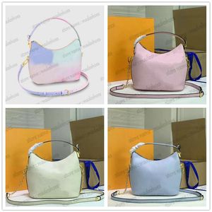 F￤rgglad marshmallow PM -handv￤ska 2022 Sunrise Pastel Hobo Bag M46080 Spring in the City Womens Designer Handle Bag Luxury Crossbody300D