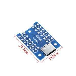 Det nya USB-gr￤nssnittet Type-C Test Charging Board DIY PCB-modul f￶r Ardunio