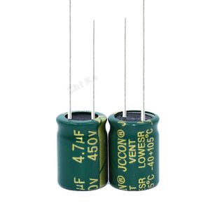 10PCS Electrolytic capacitor 450V4.7uF 10 by 13mm aluminum electrolytic 4.7uf 450v Switching power supply