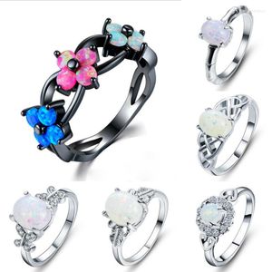 Bröllopsringar Rhinestone Women Circle Crystal Midi Knuckle Ring Smycken Engagemang Löfte Trendigt
