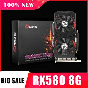 Reformado RX580 8GB GPU PLACA DE VÍDEO CARCA DE GRAPHICS DDR5 NÃO 2060S RTX3060TI GTX1060 3050 1660S 6600XT 1080 960 1070