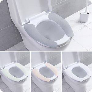 Toilet Seat Covers Nordic Universal Cushion Cover Warm Washable Toilets Sticker