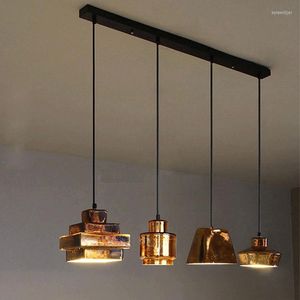 Pendant Lamps Nordic Led Crystal Modern Vintage Lamp Chandelier Ceiling Kitchen Island Deco Maison Moroccan Decor Light
