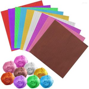 Gift Wrap Embossing Wedding Party Supplies Baking Tin Food Gilded Aluminum Foil Candy Chocolate Package Paper Wrapping