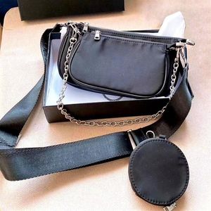 Luksusowe nylonowe portfel torebki Crossbody Zestaw mody marki designerskie torby kobiety torebki torebki portfele torebki18752866