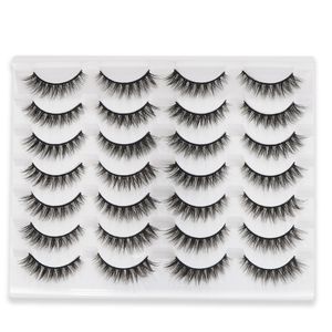 Makeup Tools Lashes 51420 Pairs 3D Faux Mink Lashes Fluffy Soft Wispy Volume Natural Extension False Eyelashes Wholesale Dramatic Lashes 221231