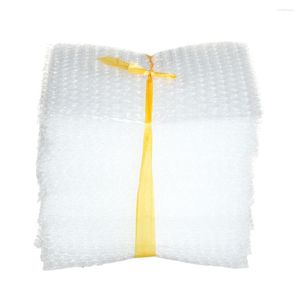 Storage Bags 50pcs 5 Sizes Double Film Envelope Plastic Shockproof Package White Bubble Bag Protective Wrap Foam Packing