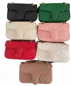 Luxurys designers väskor handväska purses kvinna mode koppling handväska vid poolen multi felicie kedja väska #g8888 fall