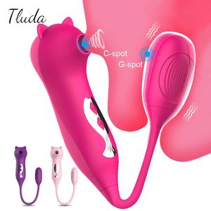 Articoli di bellezza Potente ventosa per clitoride Vibratore per capezzoli Giocattoli sexy femminili per donne Stimolatore del clitoride Vibrante Uovo d'amore Articoli erotici Adulti 18