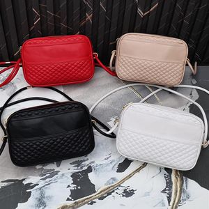 Woman Shoulder bag Handbag doubled cord leather strap camera bags Purse High quality Cross body messenger Purses243F