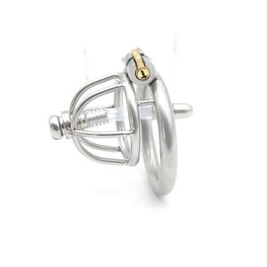 Beauty Items Chaste Bird 304 stainless steel Cock Cage Chastity with catheter Device Stealth lock sexy Toy A230