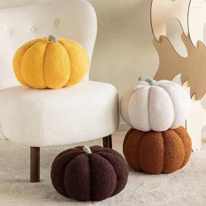 Pillow Nordic Wind Pumpkin Cute Round Shaped Waist Bedroom Dormitory Sofa Decoration Couch