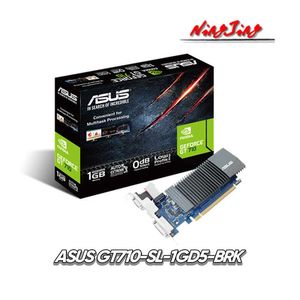 ASUS NOVO GEFORCE GT710 SL 1GD5 BRK 1G 710 28NM 1GB GDDR5 CARTAS DE VÍDEO DE VÍDEO GPU CARTA GRAPHIC REAL