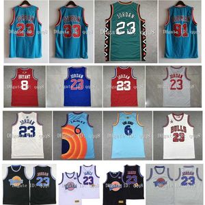 QQQ8 23 Michael Jersey Scottie 33 Pippen Dennis 91 Rodman LeBron 23 James Space Jam Tune Squad Film Bryant 93 95 96 98 All Star Retro