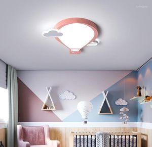 Plafoniere Lampada da cartone animato Illuminazione della stanza dei bambini nella mongolfiera della scuola materna