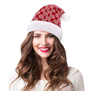 Zestawy kapelusze szaliki Zestawy czapki kulkowe kołpaki Roll Up Hat Winter Christmas Wool Deer Deer Snow Flannel Dorosły Wsparcie czapki baseballowej