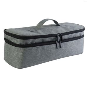 Bolsas de armazenamento Bolsa de secador de cabelos de camada dupla Proteção à prova de poeira com alça para casa de viagem de viagem em casa